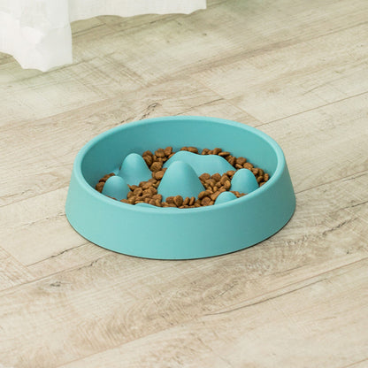 Pet Slow Feeder Bowl, Non Slip Puzzle Bowl - Anti-Gulping Pet Slower Food Feeding Dishes - Interactive Bloat Stop Pet Bowls - Durable Preventing Choking Healthy Design Dogs Cat Bowl