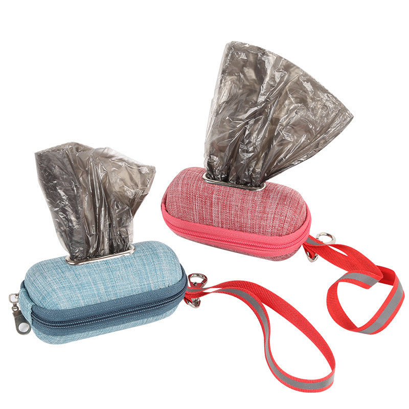 Portable Pet Dog Poop Bag Dispenser Pick-Up Bags Holder