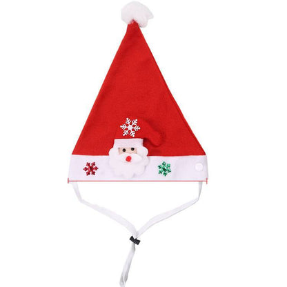 Pet Christmas Hat Scarf Cat Christmas Hat Scarf Costume Pet Santa Hat Scarf Dog Cat Xmas Costume Accessories for Pets Dogs Cats Christmas Outfits