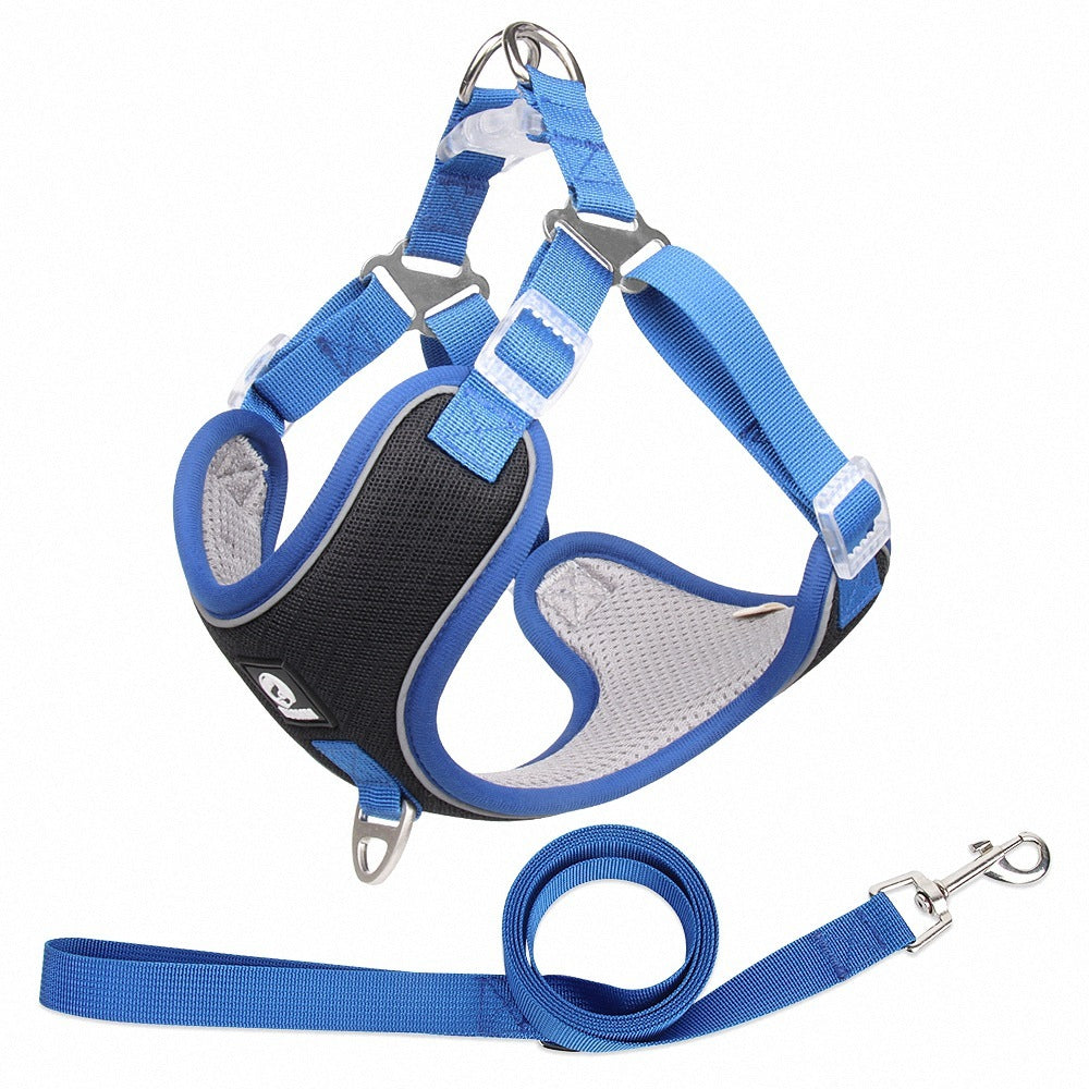 Pet Dog Harness Puppy Adjustable Breathable Mesh Reflective Saddle For Small Medium Dogs Cats Pet Supplies