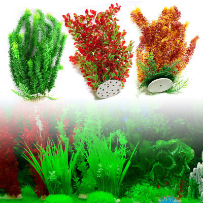 Artificial Bamboo Aquarium Plastic Aquatic Plants Fake Seaweed Fish Tank Decoration Artificial Aquatic Plants Artificial Plants