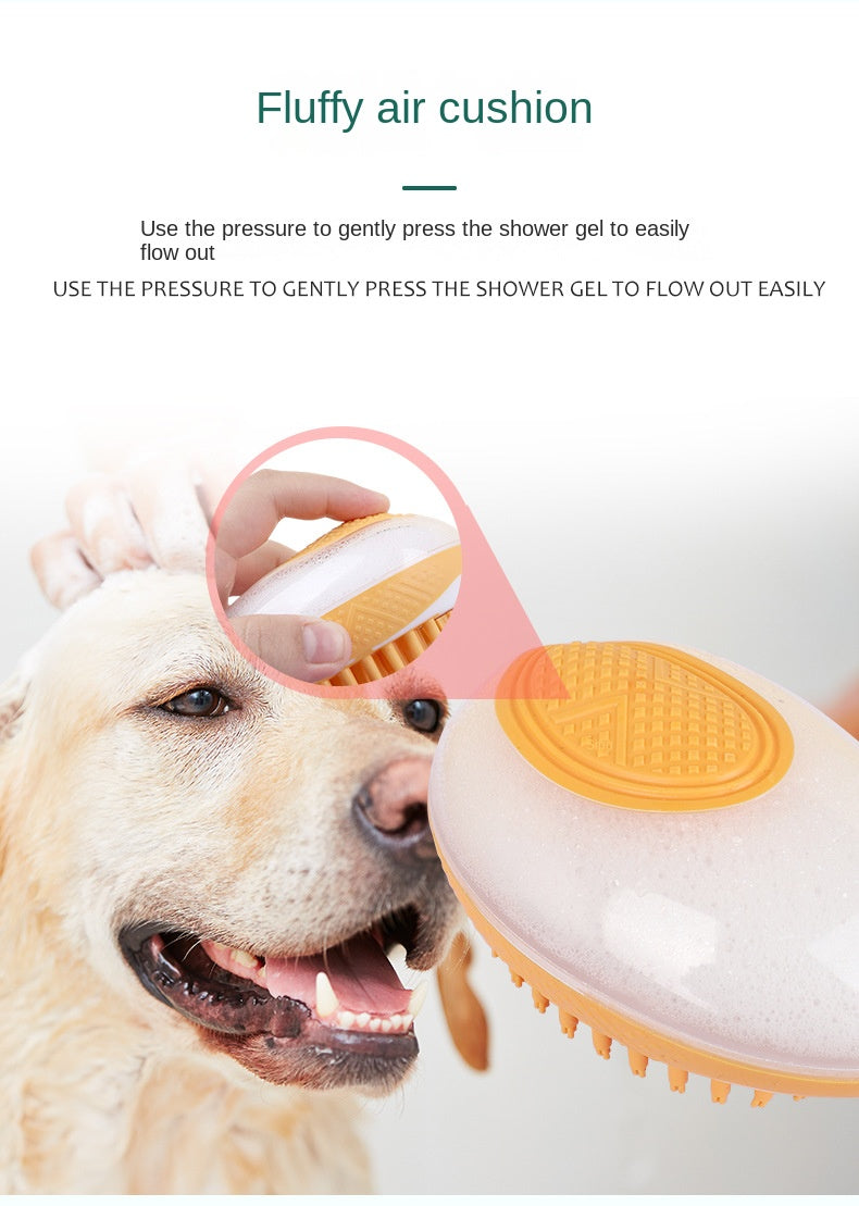 Pet Bliss 2-in-1 Bath & Massage Brush - rivolx.com