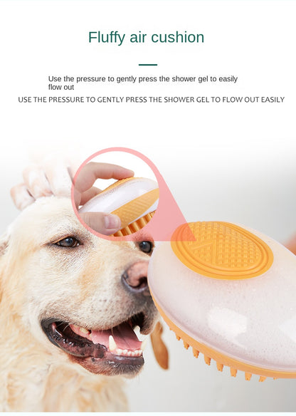 Pet Bliss 2-in-1 Bath & Massage Brush - rivolx.com