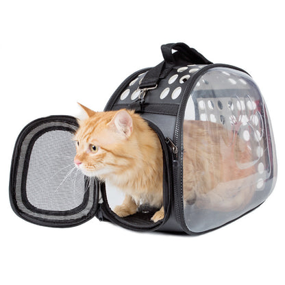 Cat Carrier Bag Cat Cage Transport Backpack Dog Cat Bag Travel Pet Portable Breathable Carrier Transparent Backpack for Cats Pet