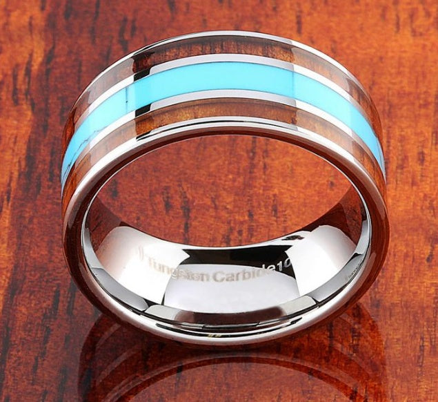 Oceanic Essence Inlay Ring - rivolx.com