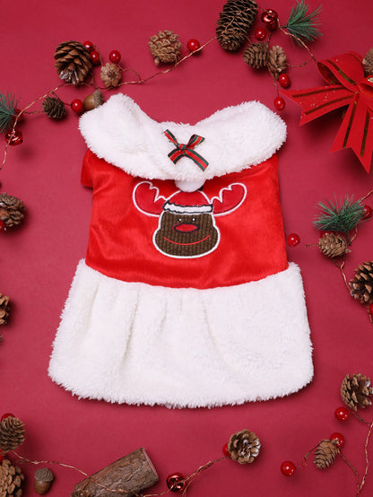 Autumn And Winter Christmas Festive Series Dog Clothes Cat Dress