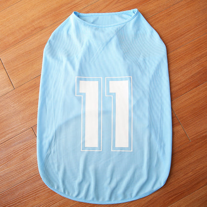 Dog Basketball Football Jersey, Soft Dog Sport Custom Uniform, Breathable Pet Shirt Dog Vest for Small Medium Large Dogs