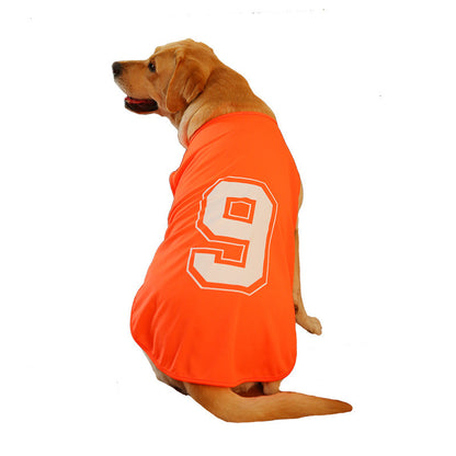 Dog Basketball Football Jersey, Soft Dog Sport Custom Uniform, Breathable Pet Shirt Dog Vest for Small Medium Large Dogs