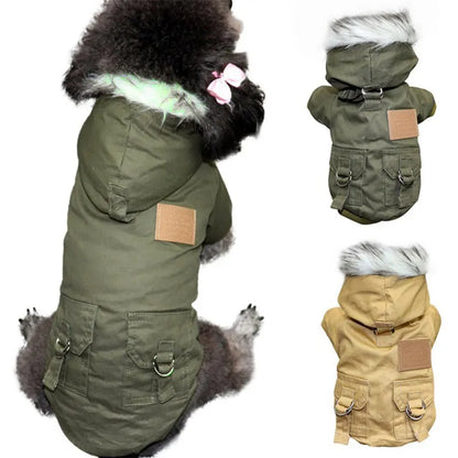 Winter Dog Clothes Puppy Pet Dog Coat Jacket For Small Medium Dog Thicken Warm Chihuahua Yorkies Hoodie Pets Clothing