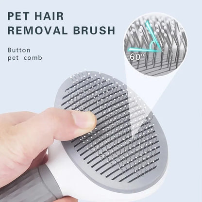 FurEase Self-Cleaning Grooming Brush - rivolx.com