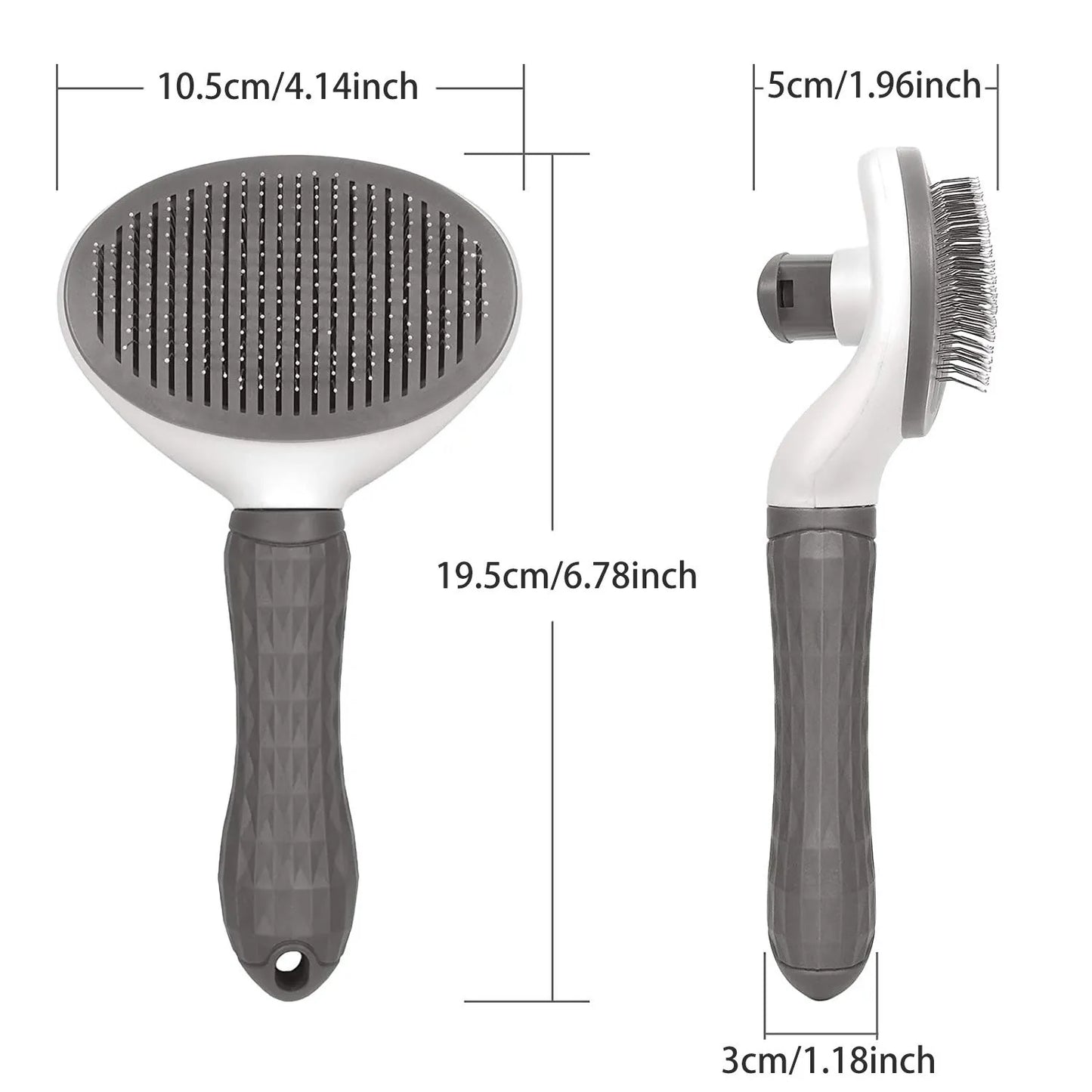 FurEase Self-Cleaning Grooming Brush - rivolx.com