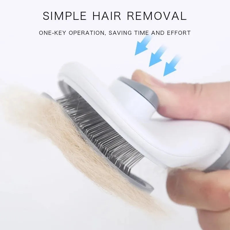 FurEase Self-Cleaning Grooming Brush - rivolx.com