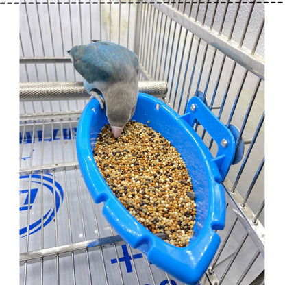 Bird Bathtub Bird Feeder Small Tub Bowl Conure Bath Tub Pet Bath Tub Bird Food Cockatiel Bird Feeding Tray Parrot Shower Tub Toy Parrot Budgie Tiger Skin Parrot Bird Plastic