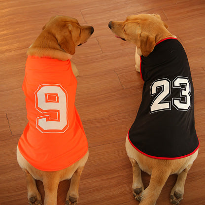 Dog Basketball Football Jersey, Soft Dog Sport Custom Uniform, Breathable Pet Shirt Dog Vest for Small Medium Large Dogs