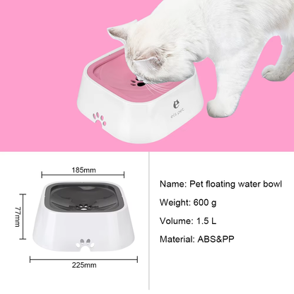 Dog Water Bowl, Floating Pet Water Bowl, Anti Choking, Pet Water Dispenser, Pet Feeder for Dogs Cats Puppy Pet Food